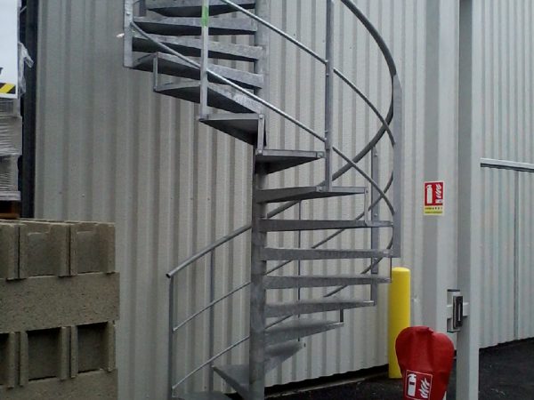 Escalier hélicoïdale industriel